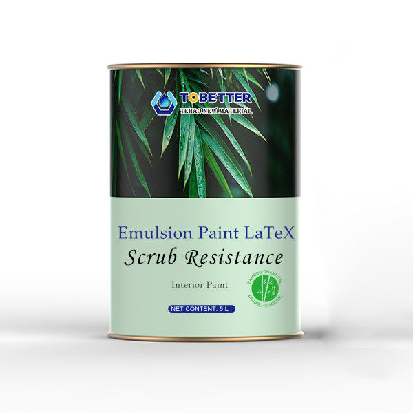 5 litri di vernice di emulsione per interni Vernice lattice bianca per le pareti Vernice piatta Matte Dulux Sostituire