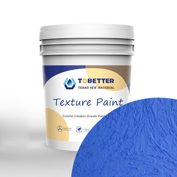 Vernice per pareti esterne in acrilico Art Texture Texture Waterproof High Gloss Vernice su pareti strutturate