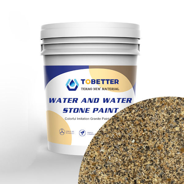 Imitazione Pietra di granito Finitura Tessitura Vernice Acqua E Acqua Acqua-nata Simile al Dulux