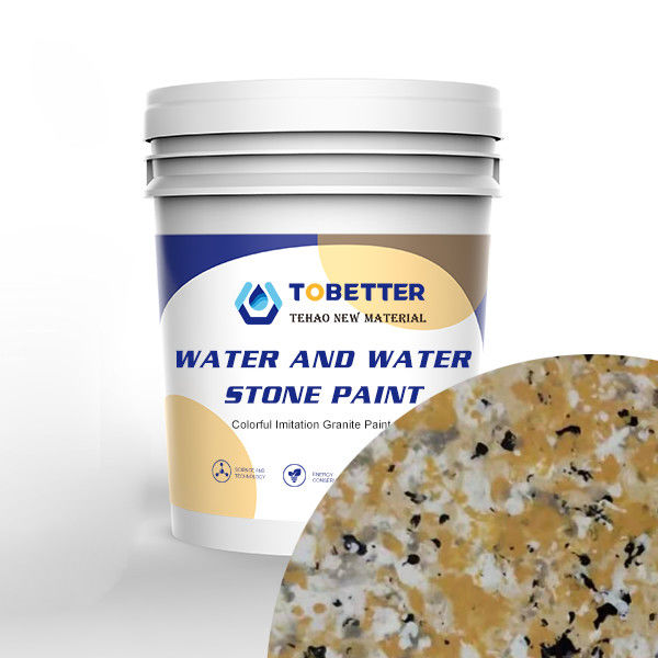 Falsa imitazione Vernice in pietra Vernice impermeabilizzante per pareti esterne Simile a Dulux
