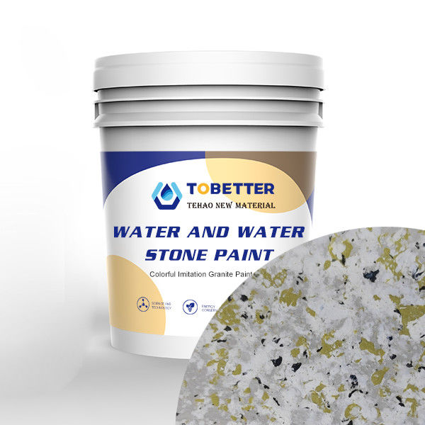 Vernice da parete in pietra esterna a base d'acqua resistente alle intemperie liquido uguale a 3 alberi