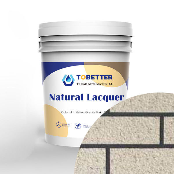 Sabbia naturale Acrilica Rivestimento emulsion Vernice Effetto di pietra Vernice murale Pezzi di roccia Sabbia colorata Flake
