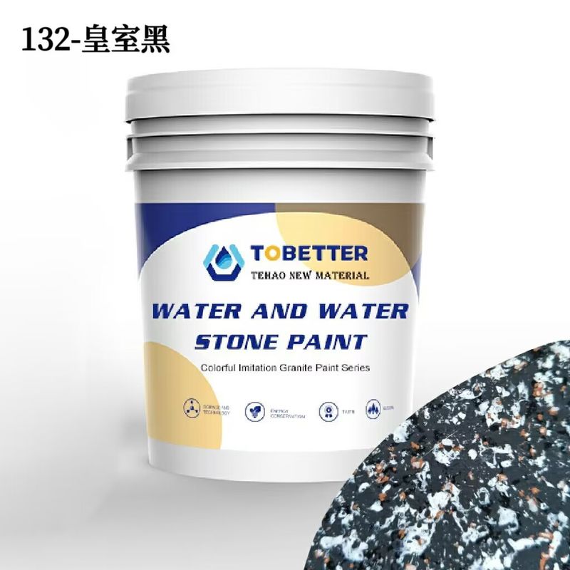 Imitazione di granito Vernice di pietra Acqua e acqua simile a Dulux Vernice di pietra falsa 132
