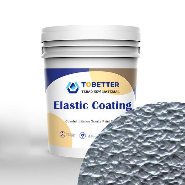 Vernice per pareti elastica nera scura Elastic Interior Coating Resistenza alla sporcizia Elastic Same As Nippon