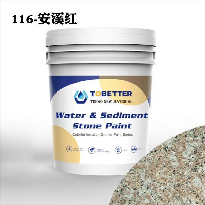 116 Esterno texture impermeabile naturale imitazione Vernice di pietra Vernice da parete in cemento Nippon Sostituire
