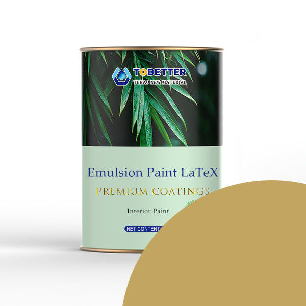 Beige Plus Salutevole Vernice Interiore Anti-Formaldeide Resistenza al Muffa Per Spazi Viventi